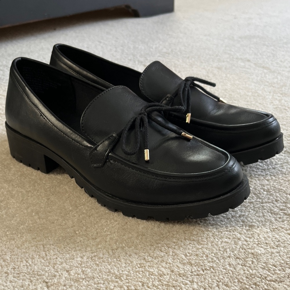 Sonoma Black Leather Loafers